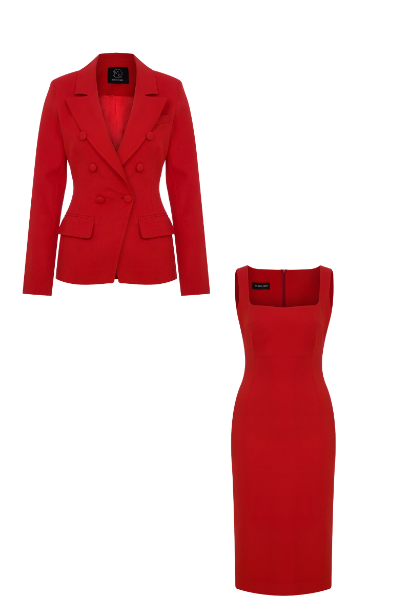 PATRICE RED SUIT
