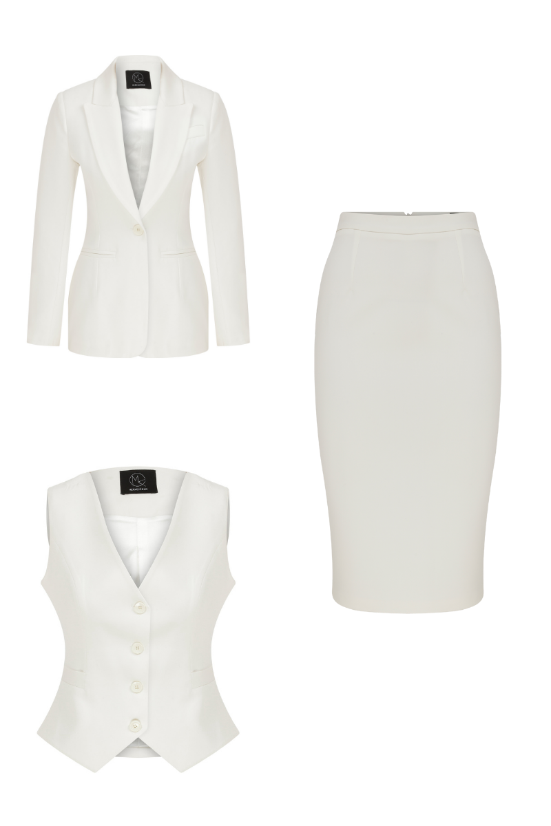 SHANE SUIT (3 PIECE WTH SKIRT )