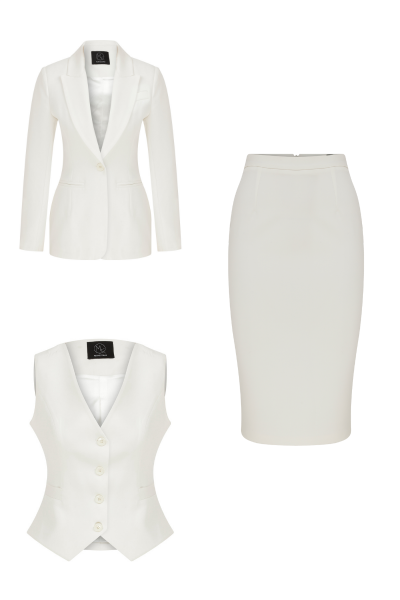 SHANE SUIT (3 PIECE WTH SKIRT )