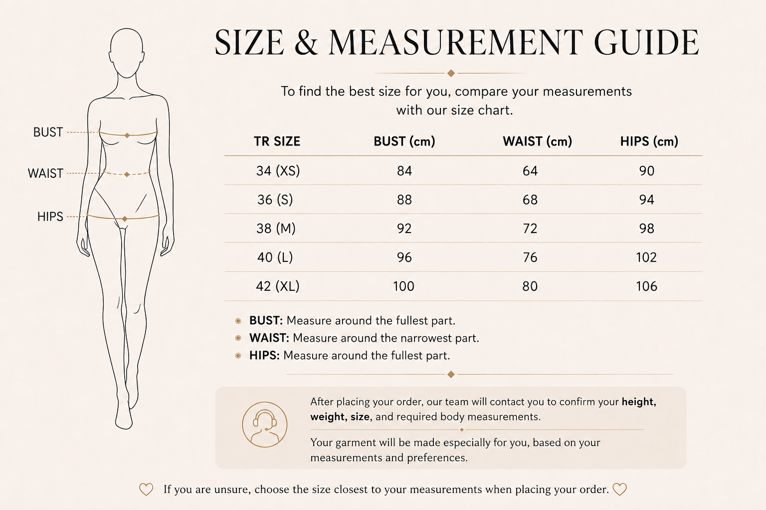 Size & Measurement Guide